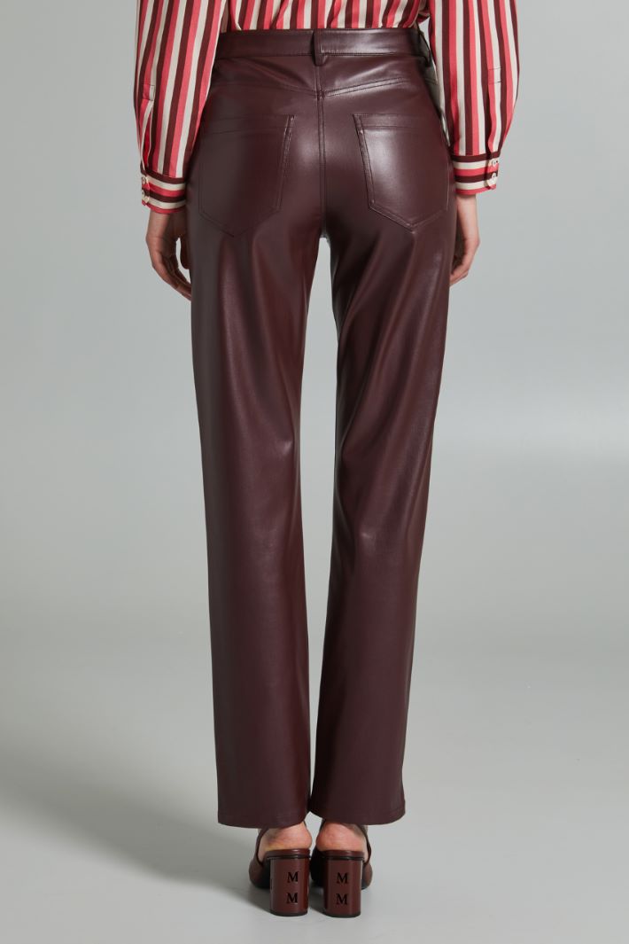 5-pocket faux leather trousers Intrend - 2