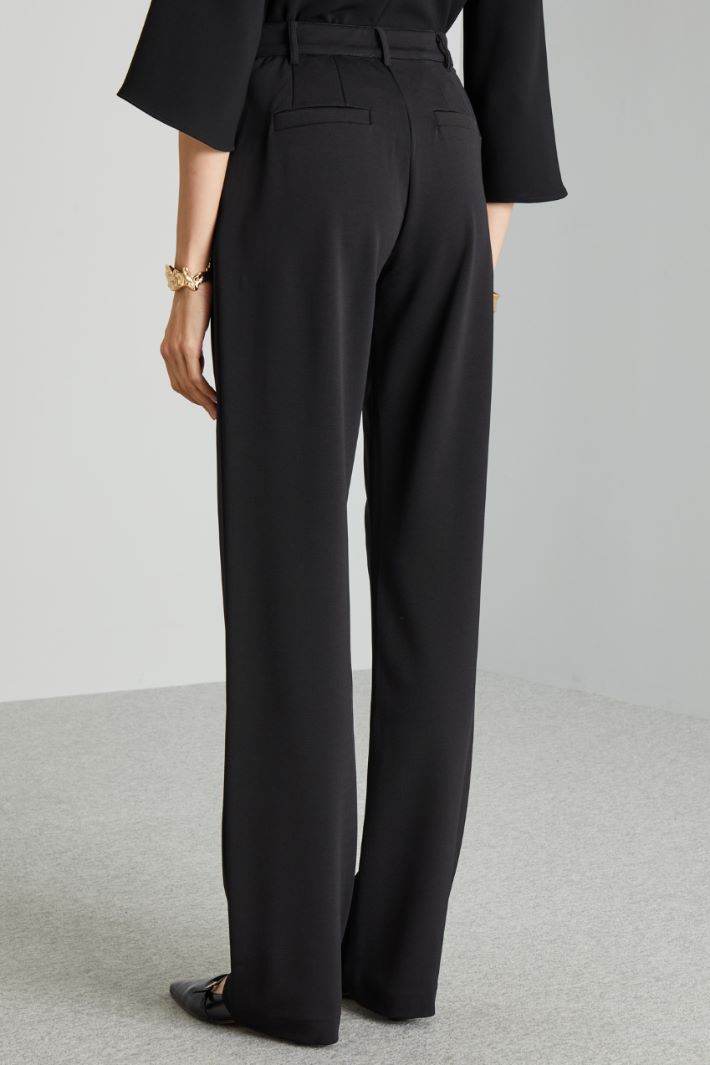 Straight jersey trousers Intrend - 2