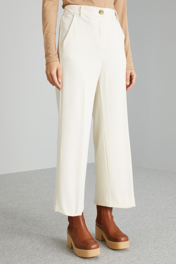 Straight-leg jersey trousers Intrend - 3