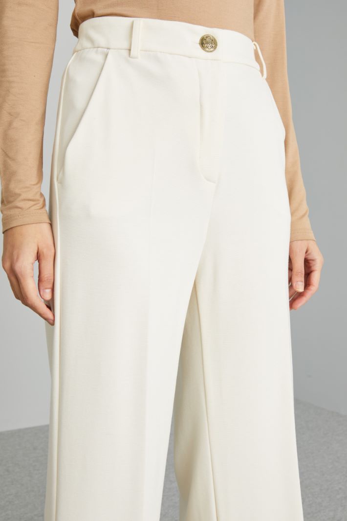 Straight-leg jersey trousers Intrend - 4