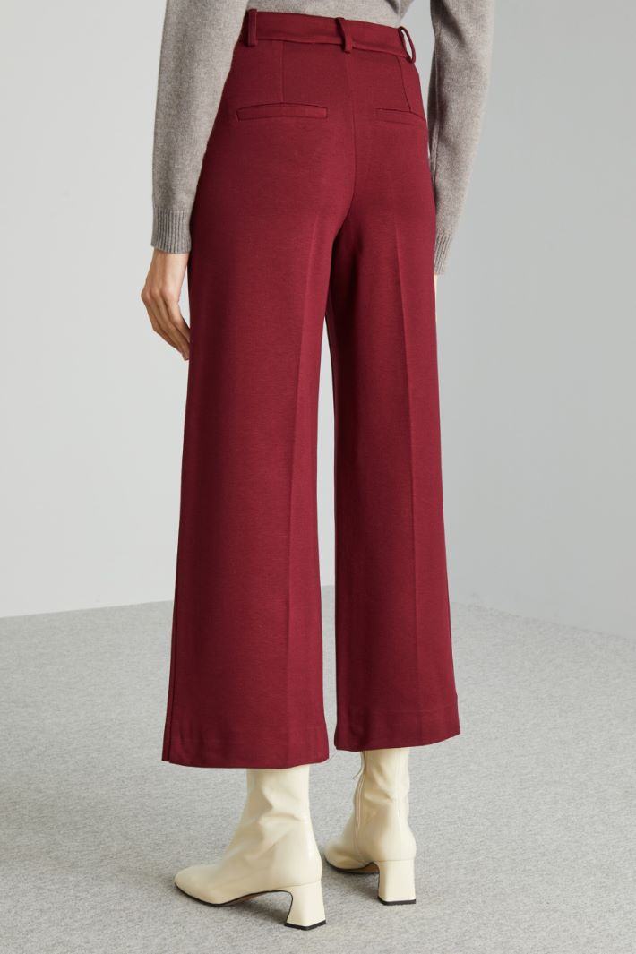 Straight-leg jersey trousers Intrend - 2