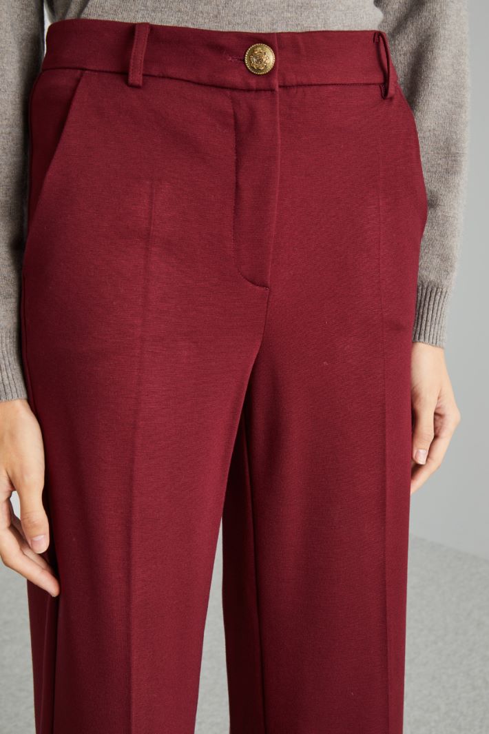 Straight-leg jersey trousers Intrend - 4