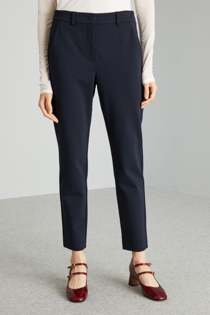 Jersey cigarette trousers Intrend - 3