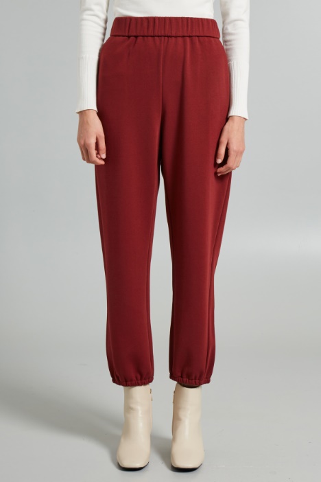 Pantaloni jogger in jersey
