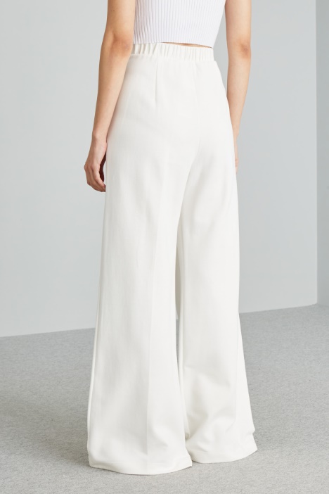 Pantaloni ampi in jersey