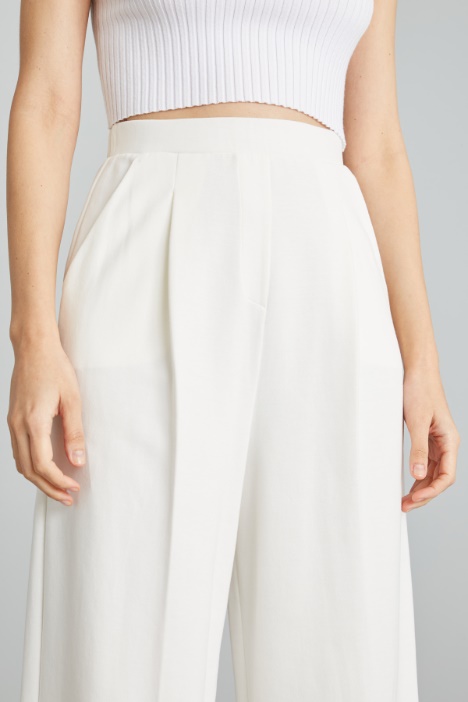 Pantaloni ampi in jersey