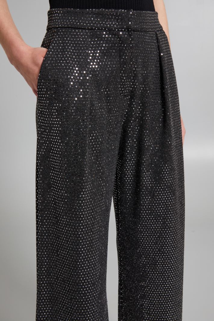 Sequinned trousers Intrend - 4