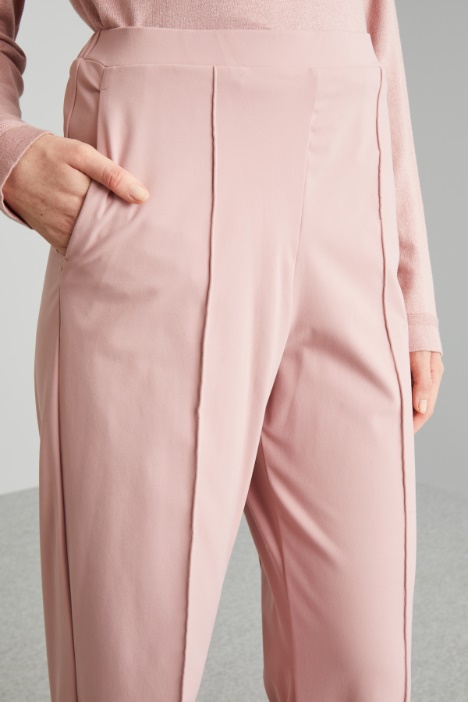 Pantaloni con elastico in vita