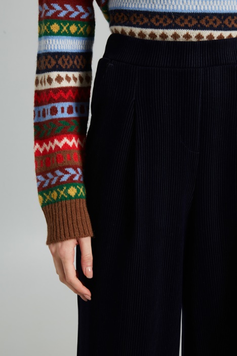 Pantaloni ampi in jersey