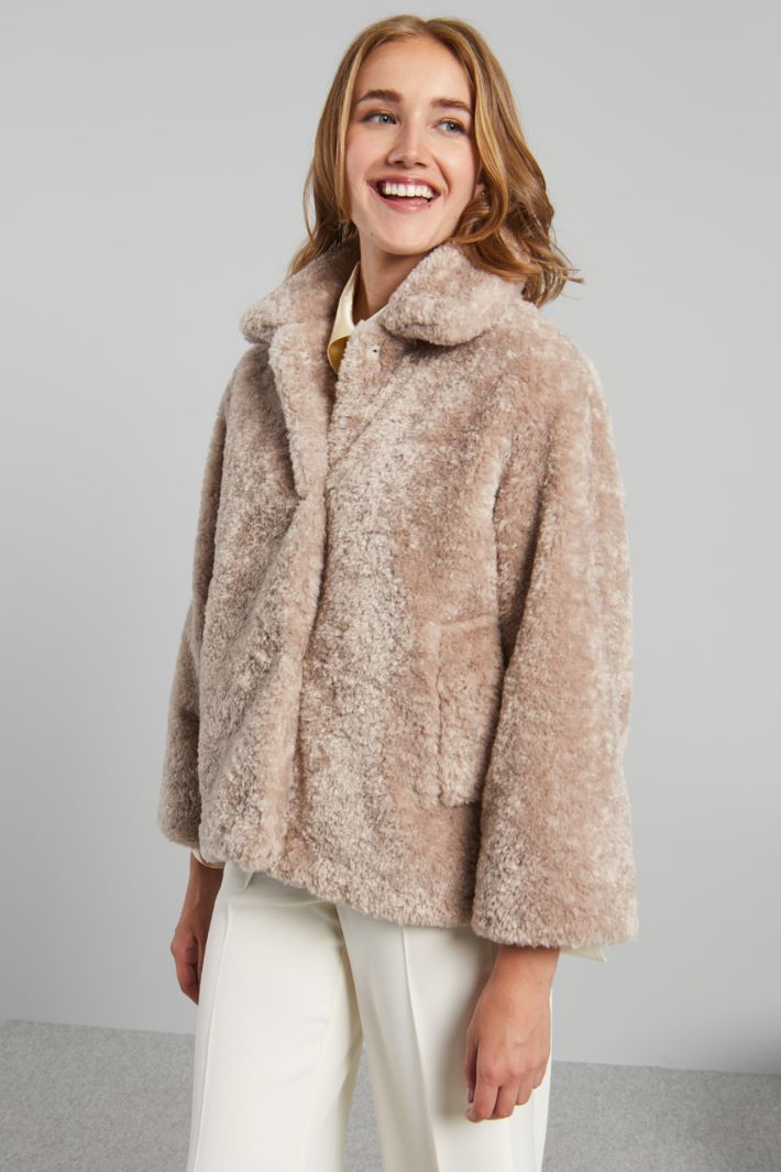 Plush pea coat Intrend - 3