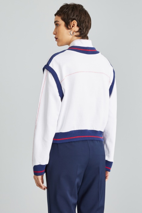 Giacca in jersey di cotone