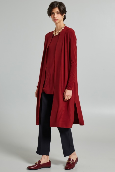 Technical jersey duster coat Intrend