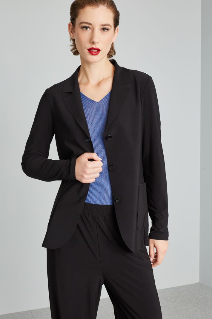 Technical jersey blazer Intrend - 3