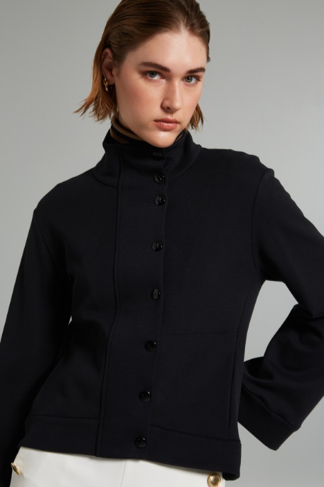 Giacca in jersey di cotone