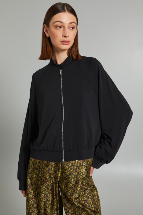 Jersey bomber jacket Intrend