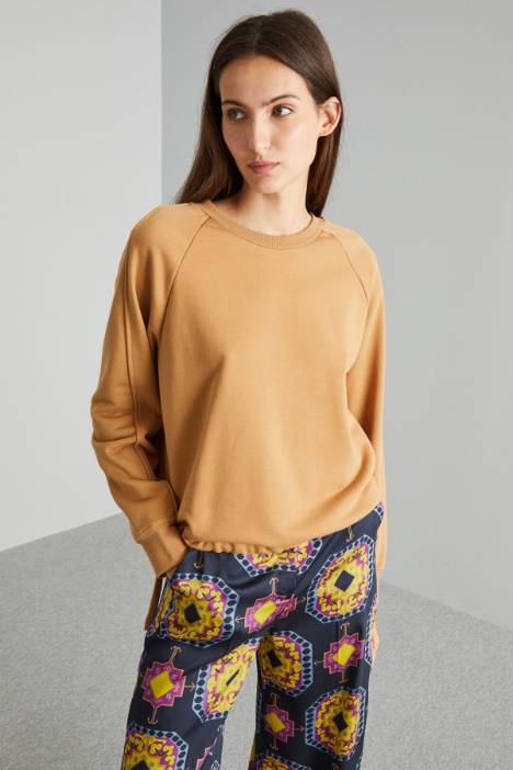 Printed boxy fit sweatshirt Intrend