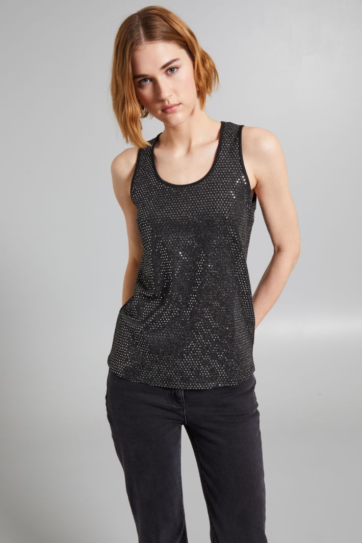 Sequinned top Intrend - 3