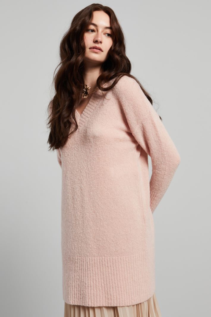 Long wool sweater Intrend - 3