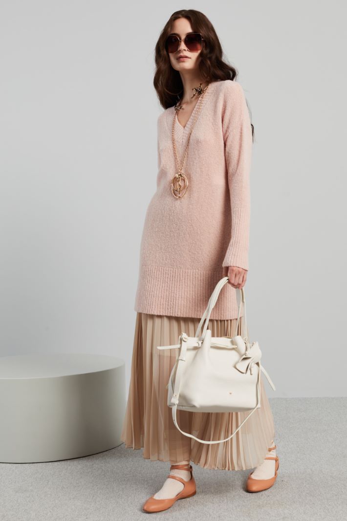 Long wool sweater Intrend