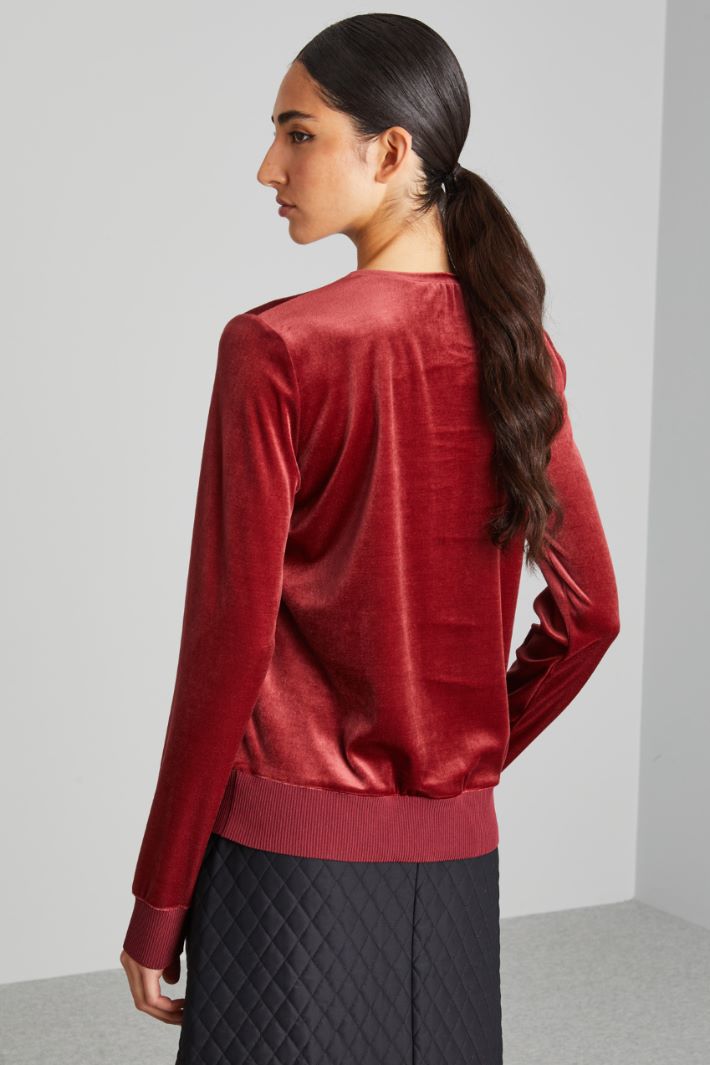 Velvet sweatshirt Intrend - 2