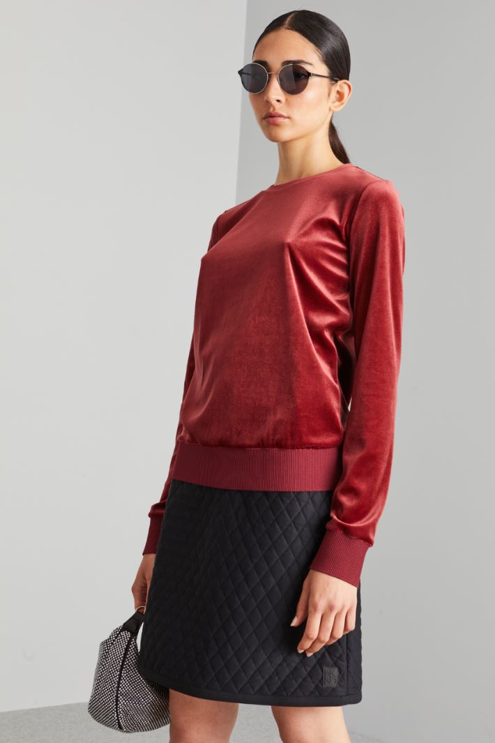 Velvet sweatshirt Intrend - 3