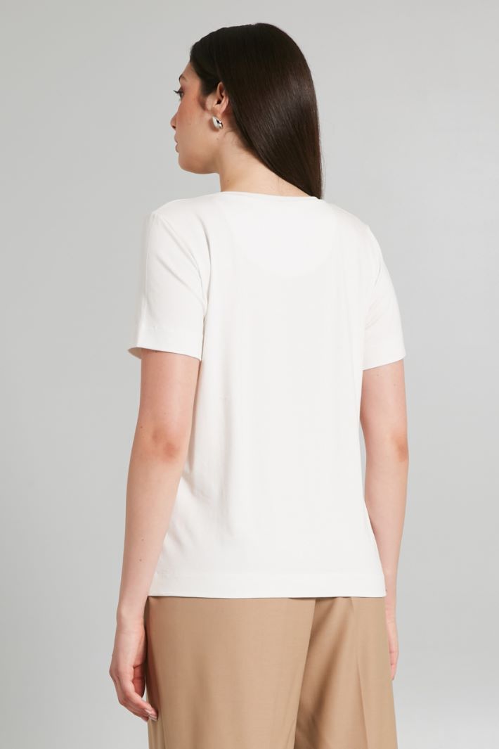 Stretch viscose T-shirt Intrend - 2