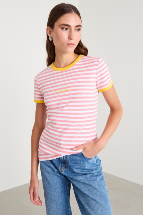 T-shirt a righe Intrend