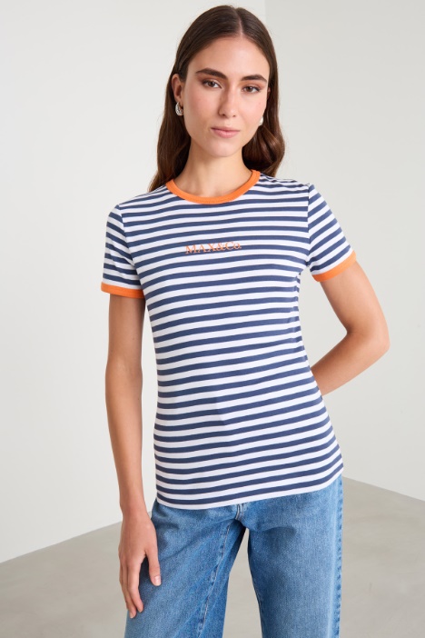 T-shirt a righe Intrend