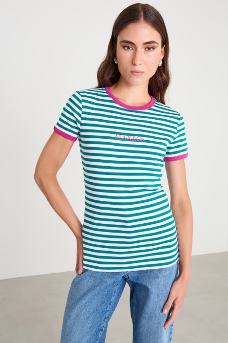 T-shirt a righe Intrend