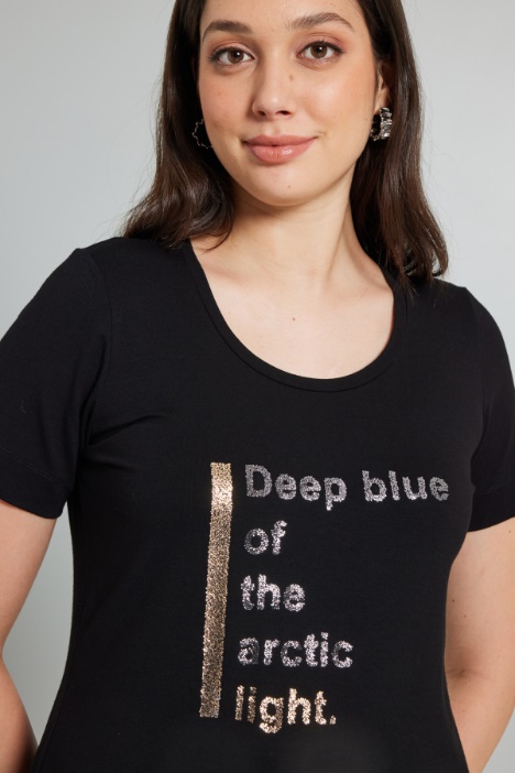 Camiseta de punto con estampado