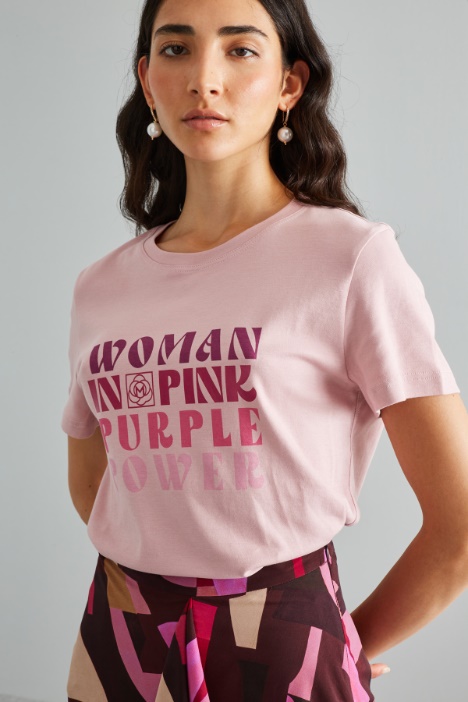 Camiseta de punto con estampado