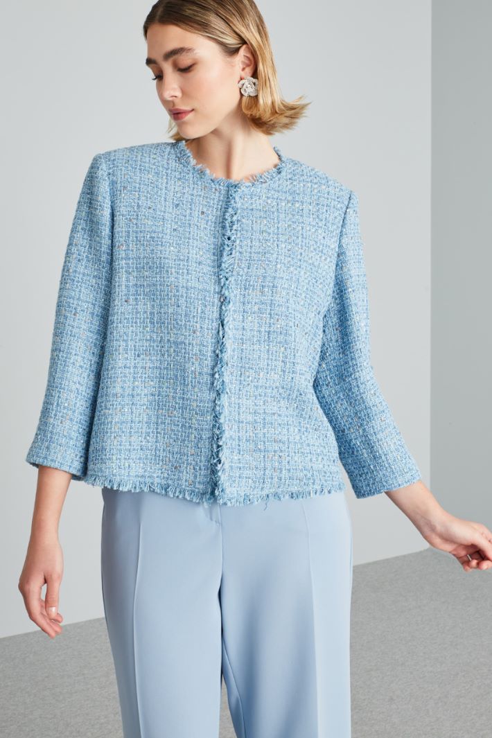 Boxy fit tweed jacket Intrend - 3