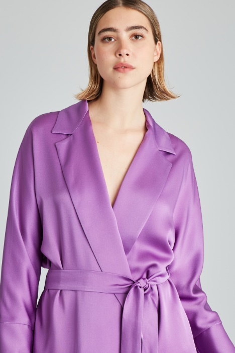 Blazer destrutturato con cintura