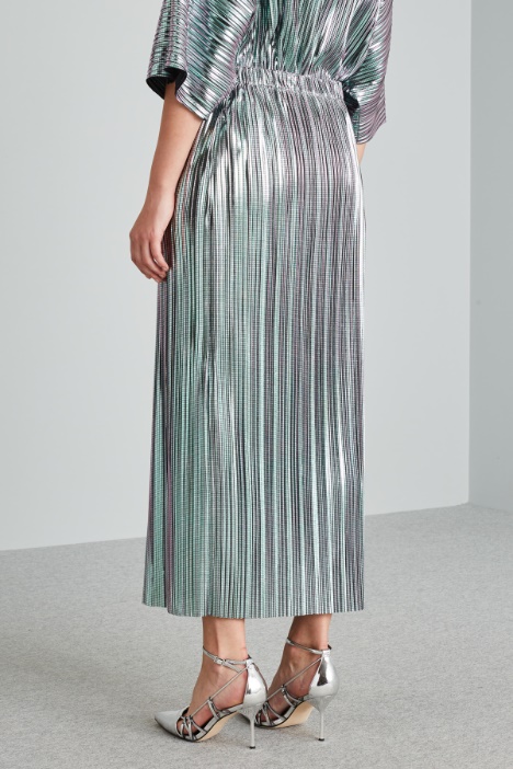 Gonna con motivo laminato