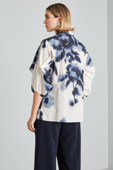 Casacca con maniche a sbuffo