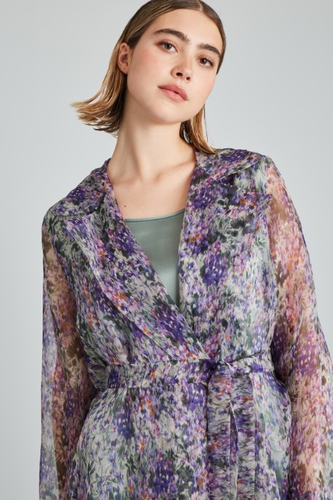 Spolverino in organza e georgette