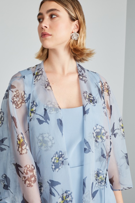 Spolverino in organza di seta