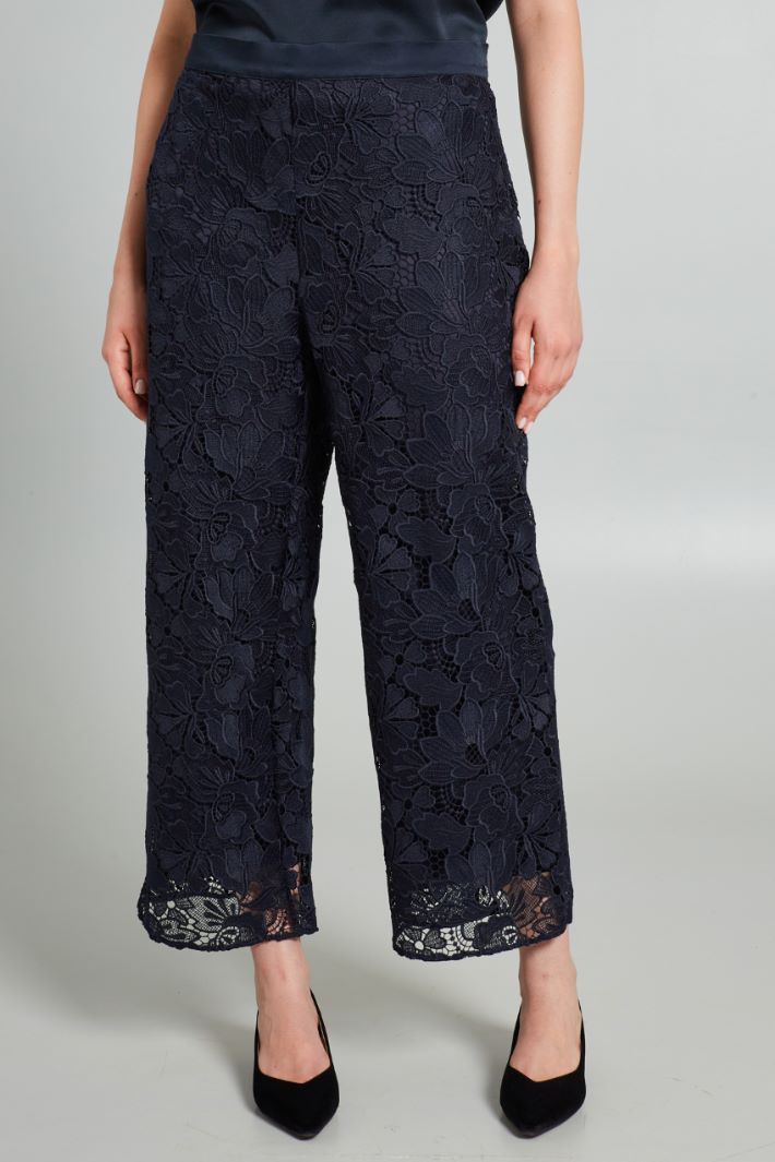 Macramé lace trousers Intrend - 3