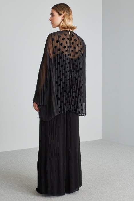 Casacca in georgette dévoré