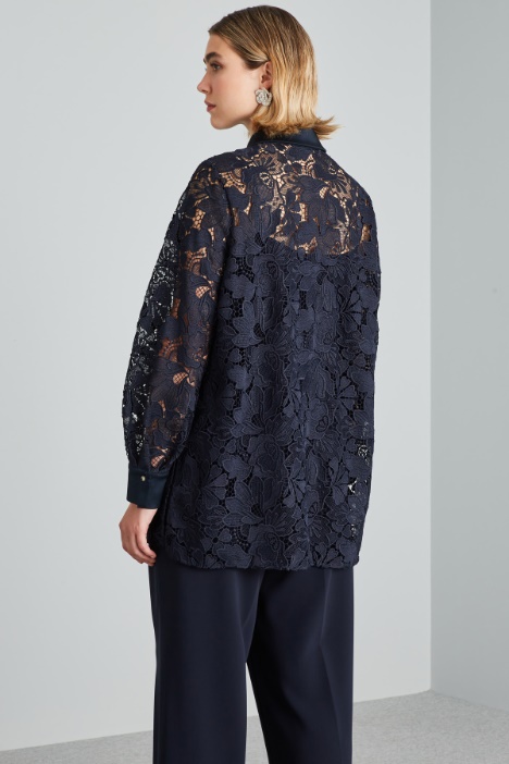 Casacca in pizzo macramè