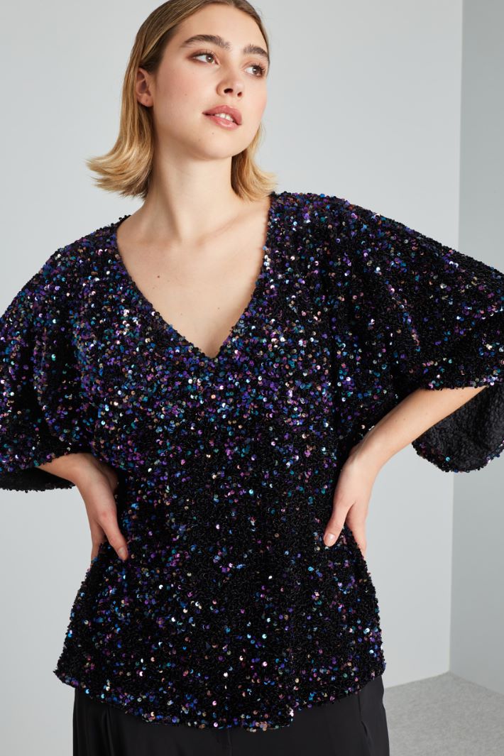 Sequinned tunic Intrend - 4