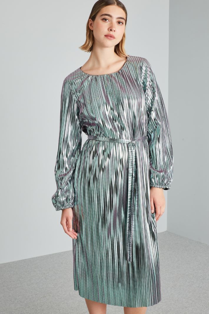 Laminated midi dress Intrend - 3