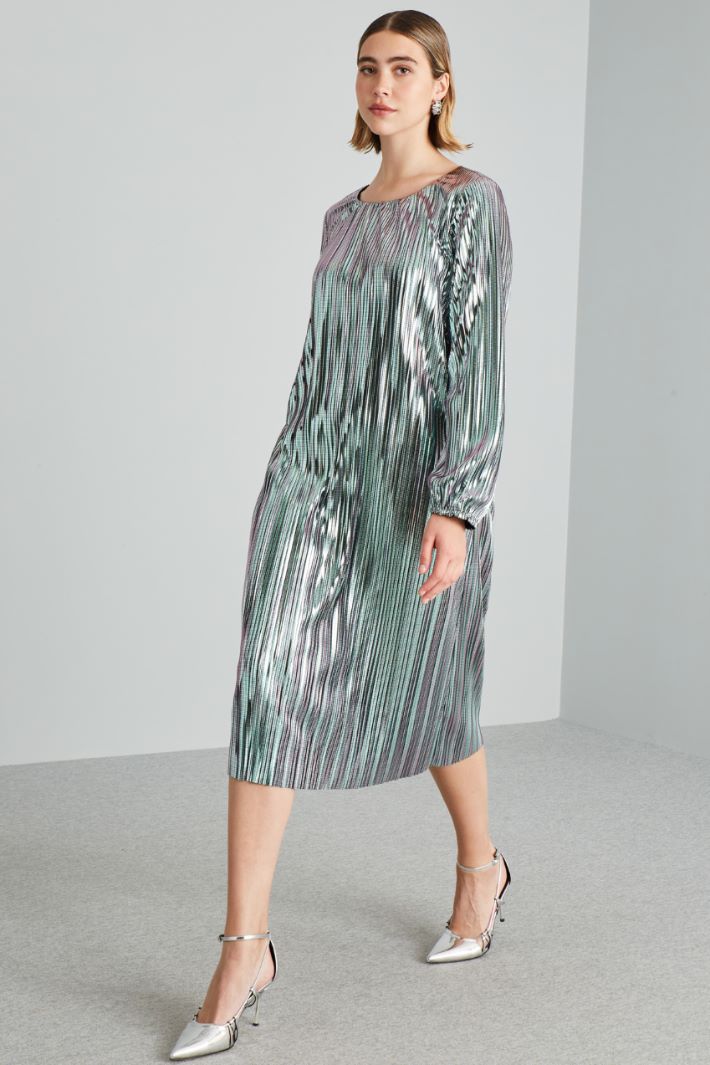 Laminated midi dress Intrend