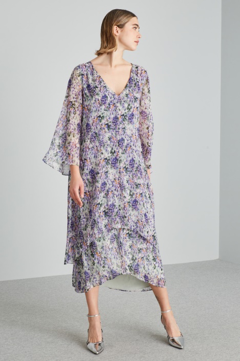 Abito in georgette di seta