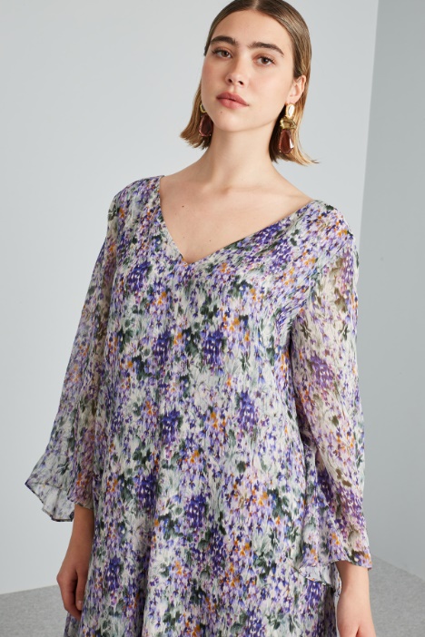 Abito in georgette di seta