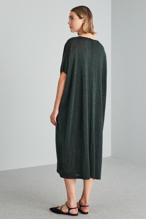 Abito in maglia lamè