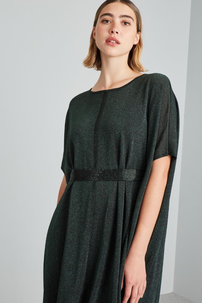 Lurex-knit dress Intrend - 4