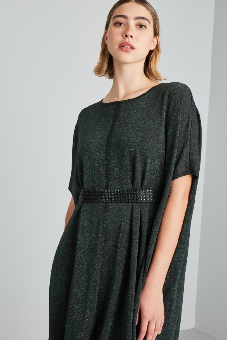 Abito in maglia lamè