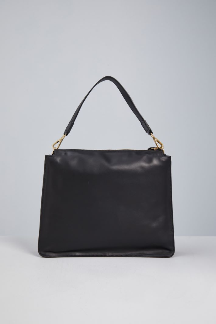 Leather bag with compartments Intrend - 3