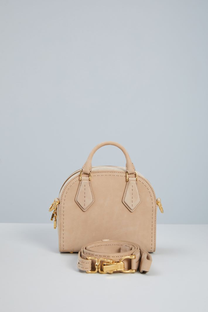 Rigid suede bag Intrend - 3